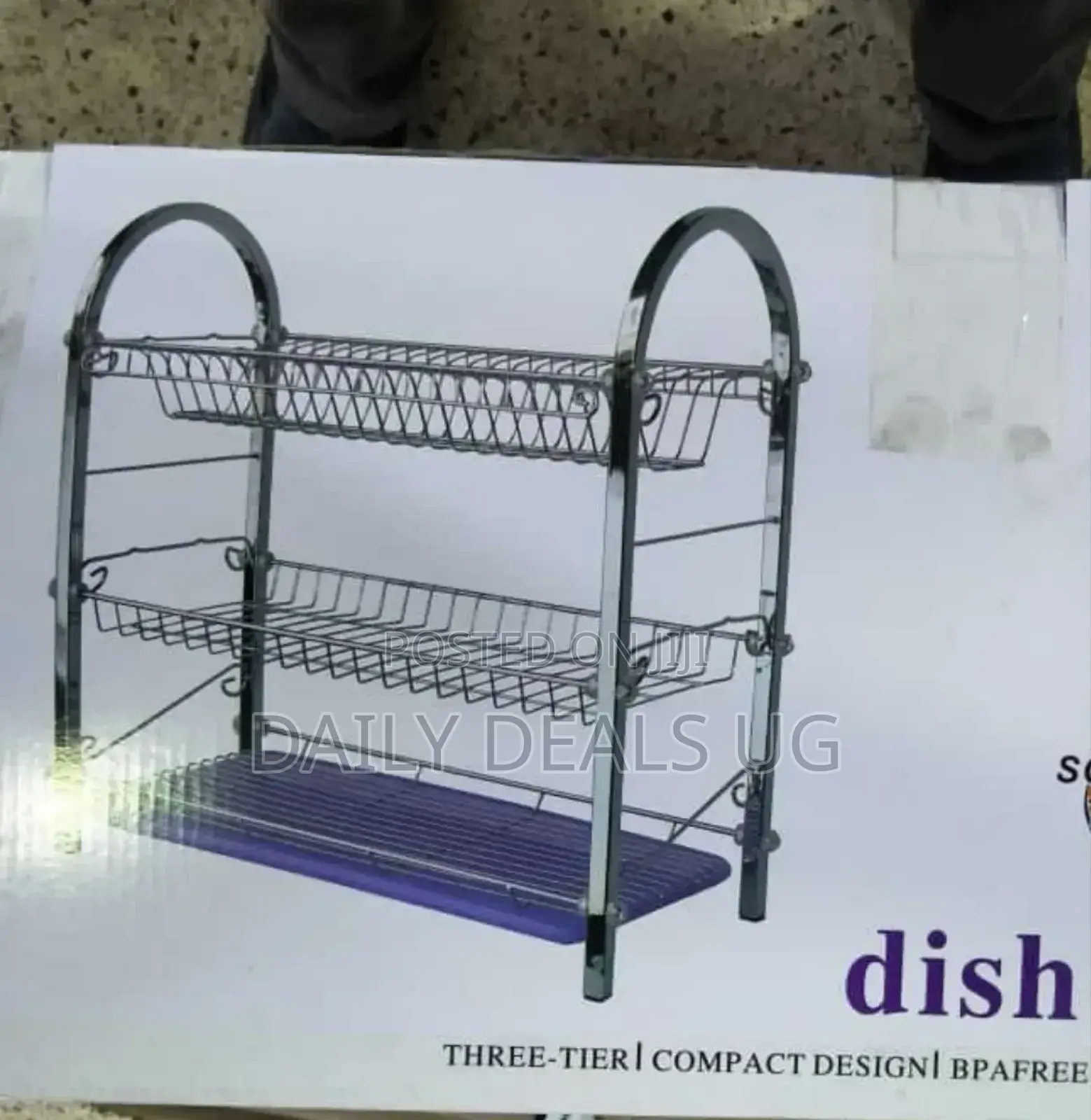 3 Layer Stainless Dish Rack