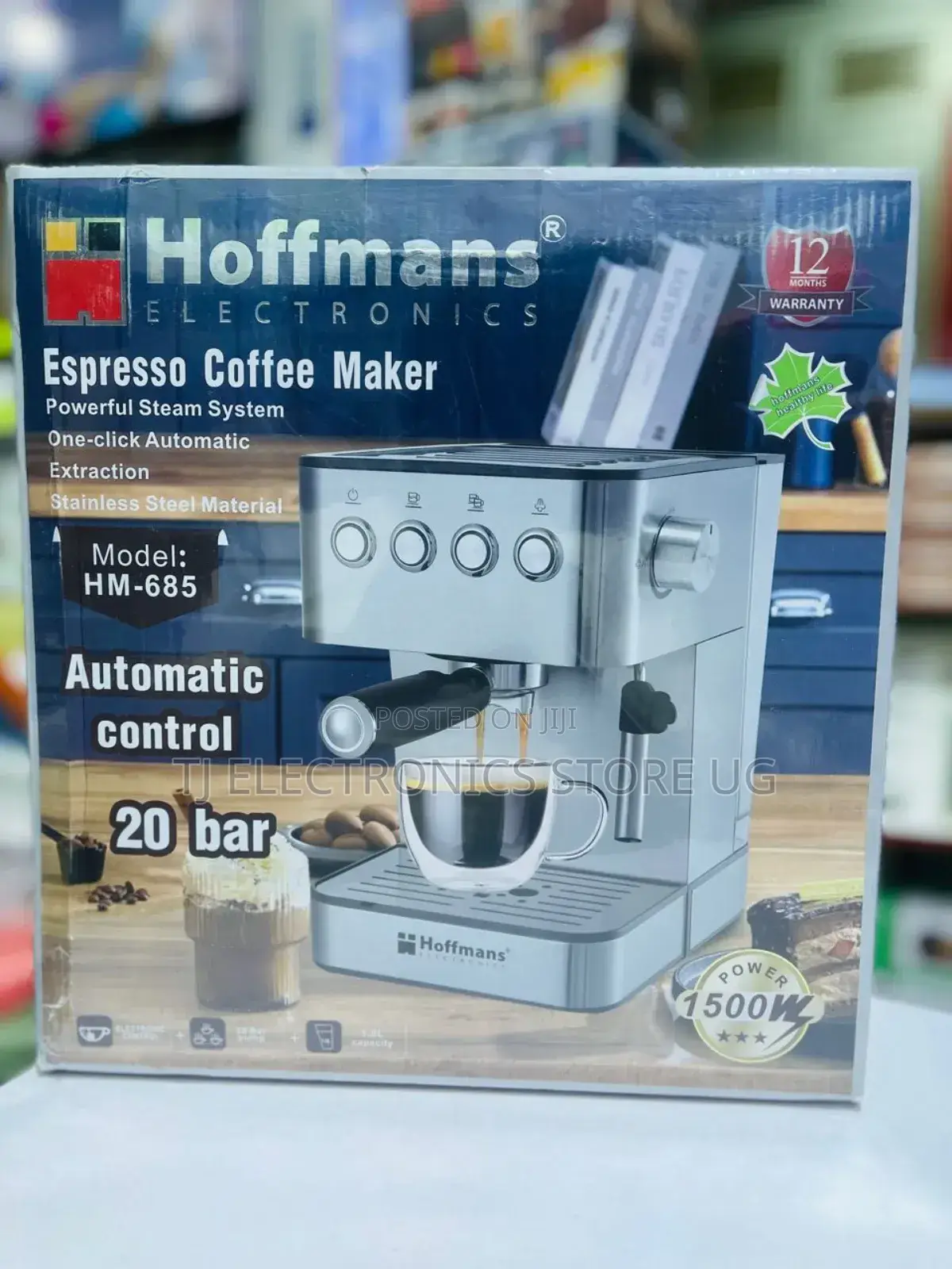 Coffee Maker 20bars Hoffman's Expresso Machine