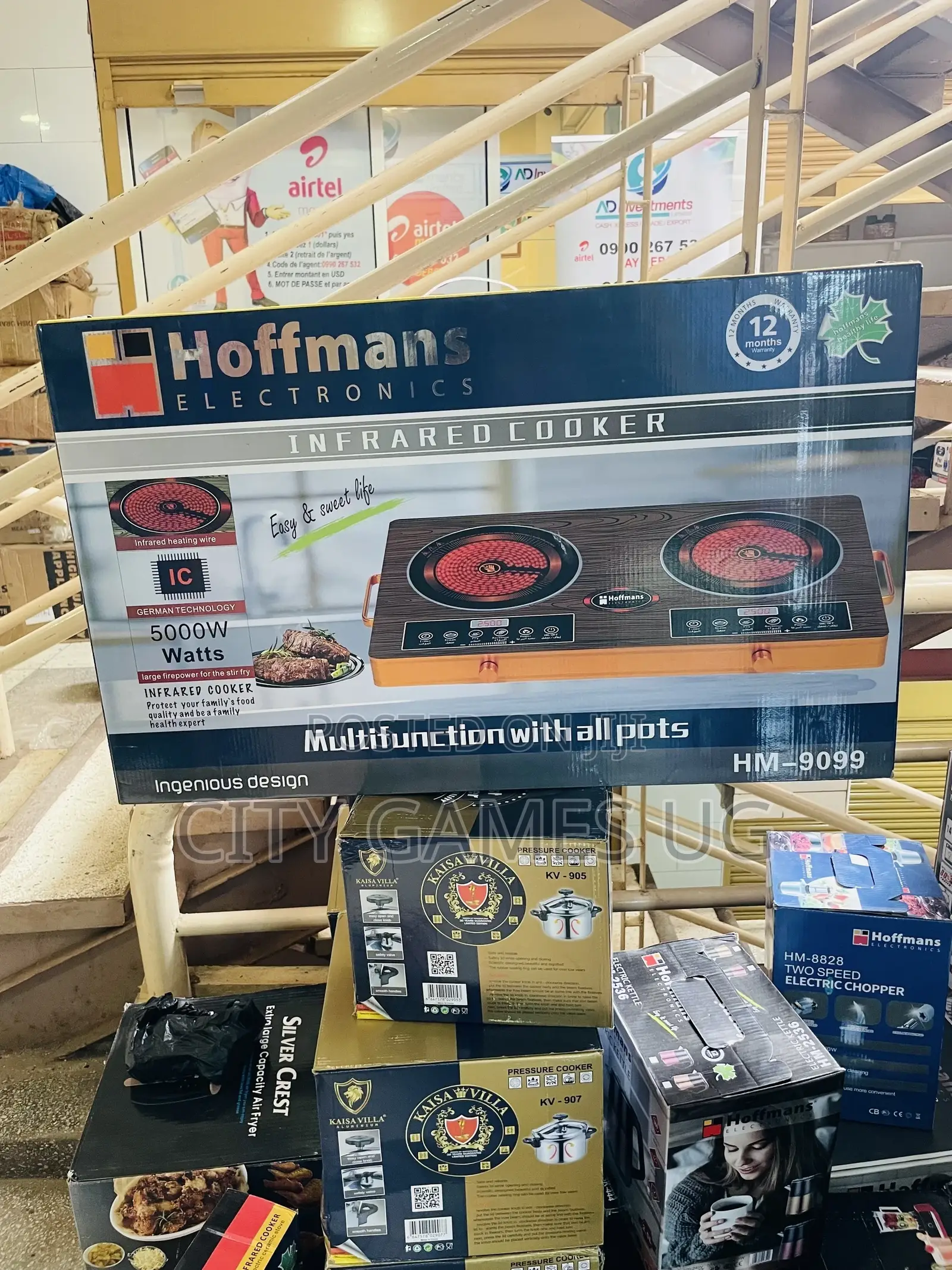 Hoffmans Infrared Electric Cooker-Double