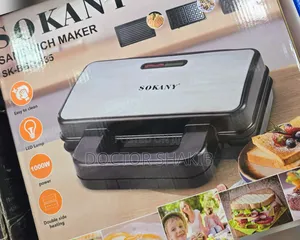 New Unique Sokany 3-in-1 Sandwich Maker
