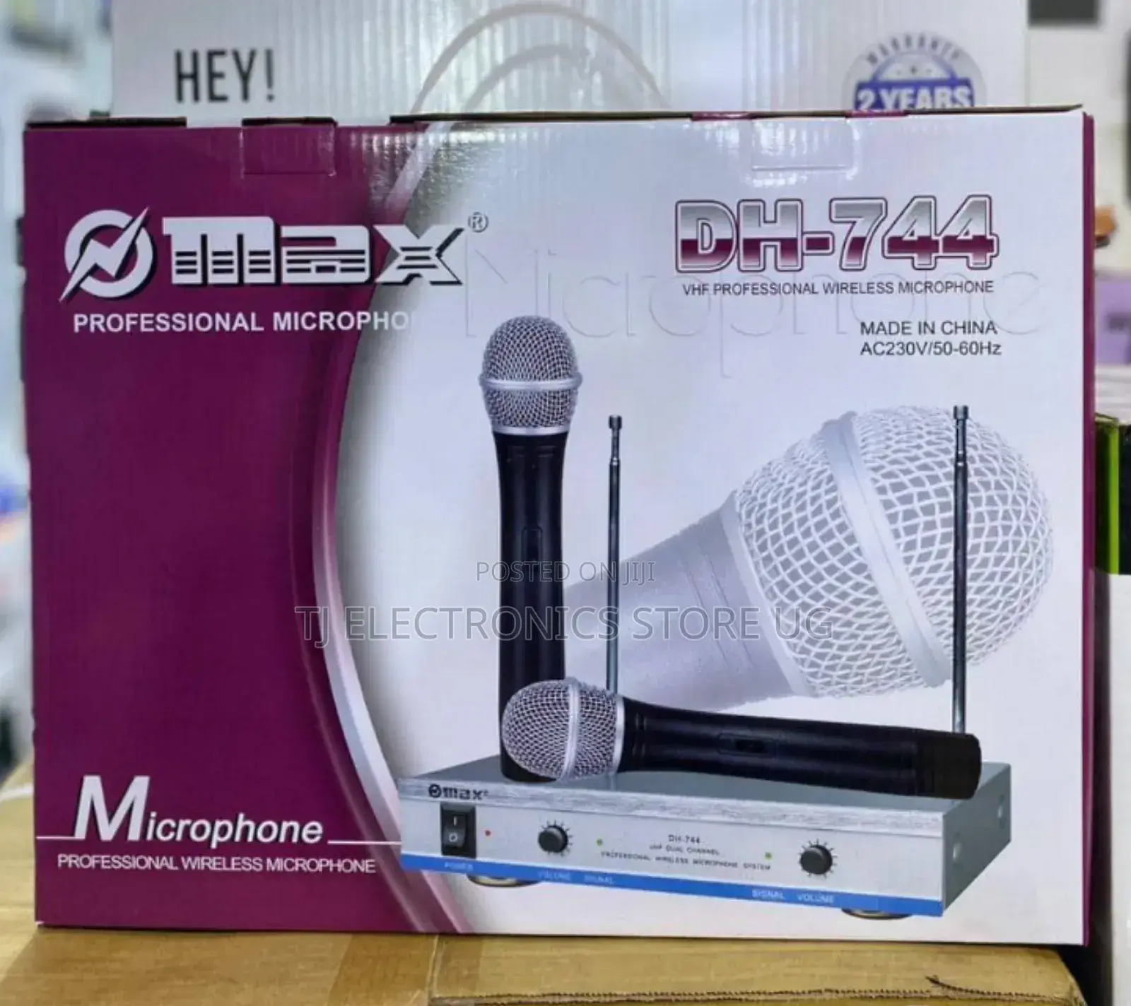 Original Max *DH 744* Professional Wireless Microphones
