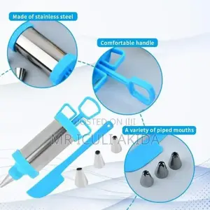 Cake/Cookie Press Syringe Nozzle Syringe Gun Decorating Kit