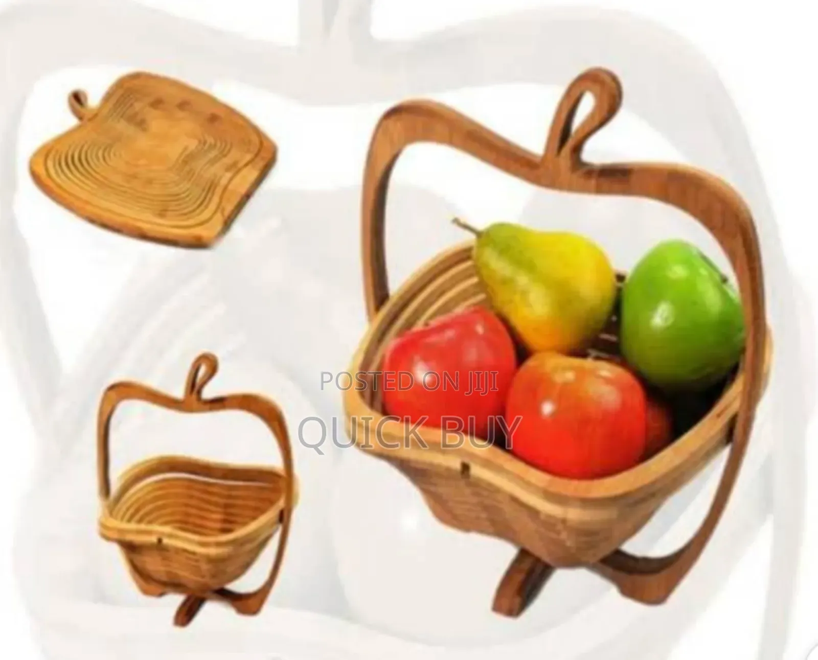 Unique Natural Bamboo Foldable Fruit Basket