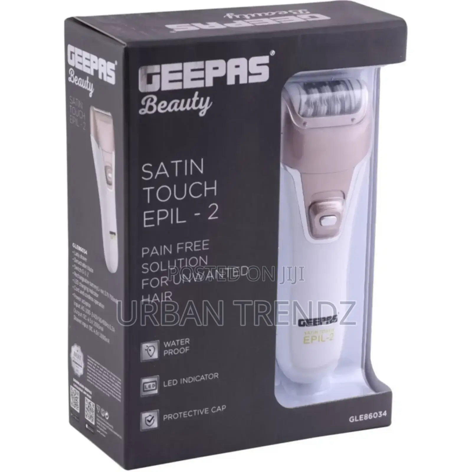 Geepas Stainless Steel Touch Epilator