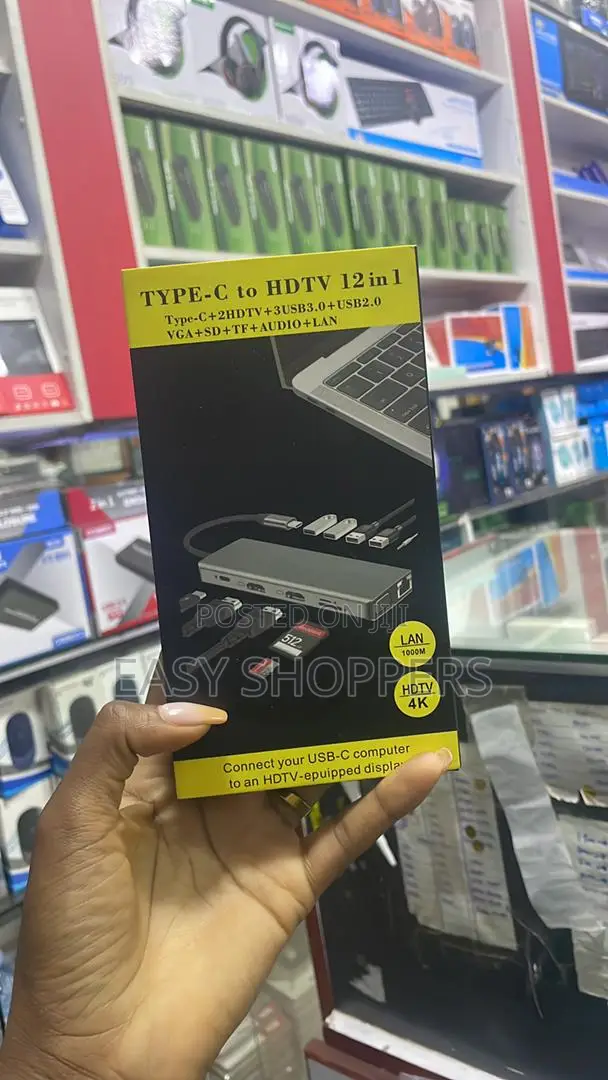 Type C to HDMI 12 in 1 Adapter USB-C Type-C HDMI USB3.0