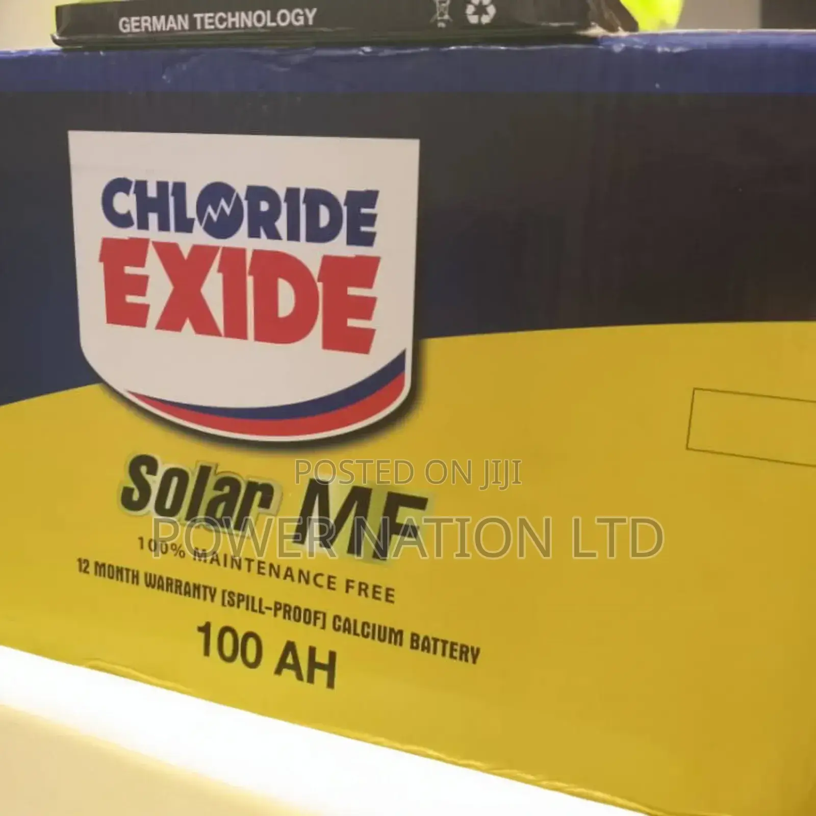 100ah Chloride Exide Solar Battery