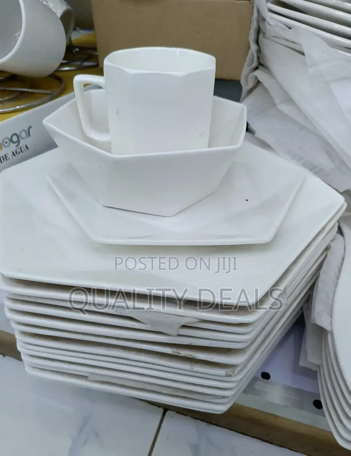 24pcs Octagonal Dinner Set