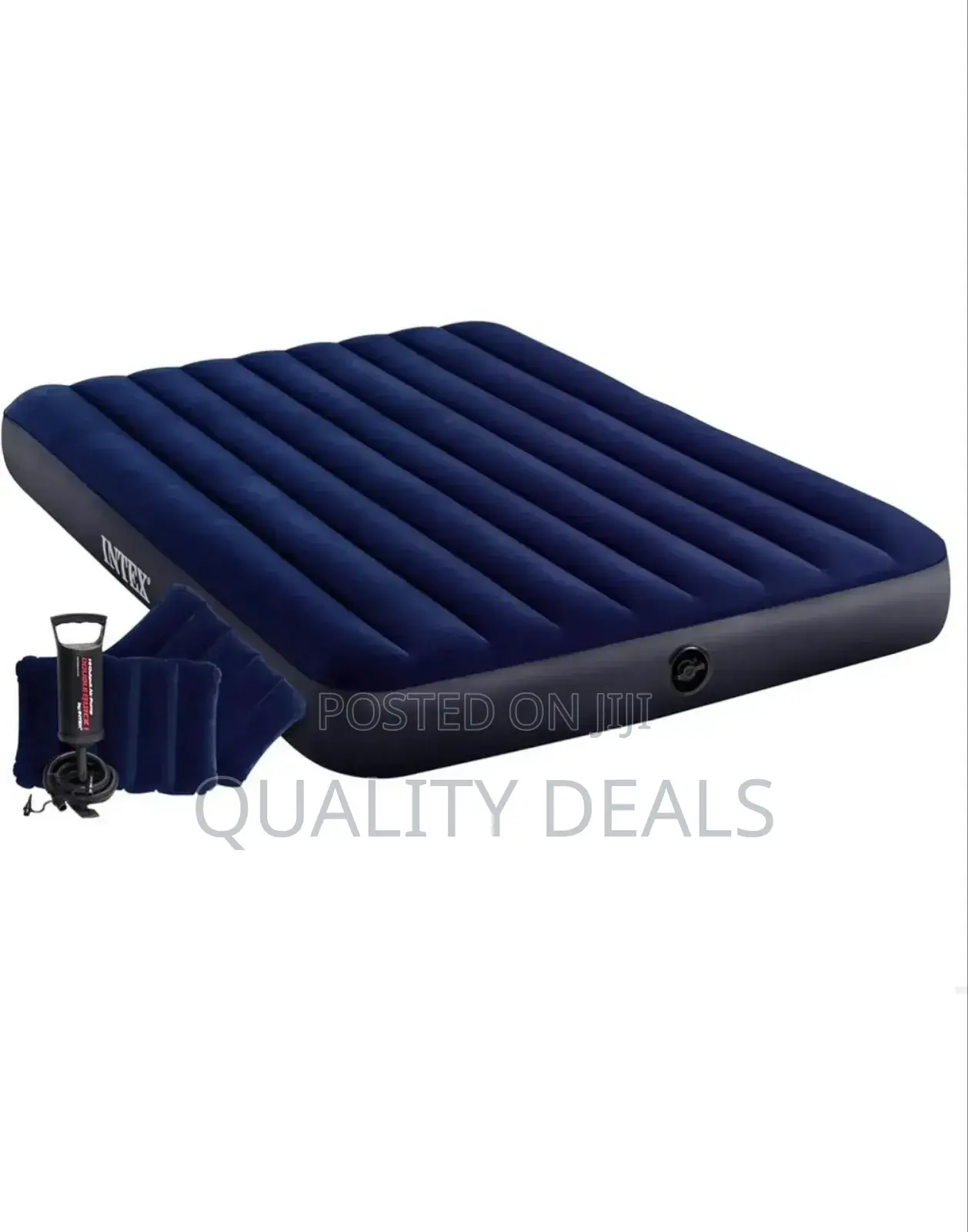 Intex Dura Beam 5x6 Inflatable Mattress With Pillows