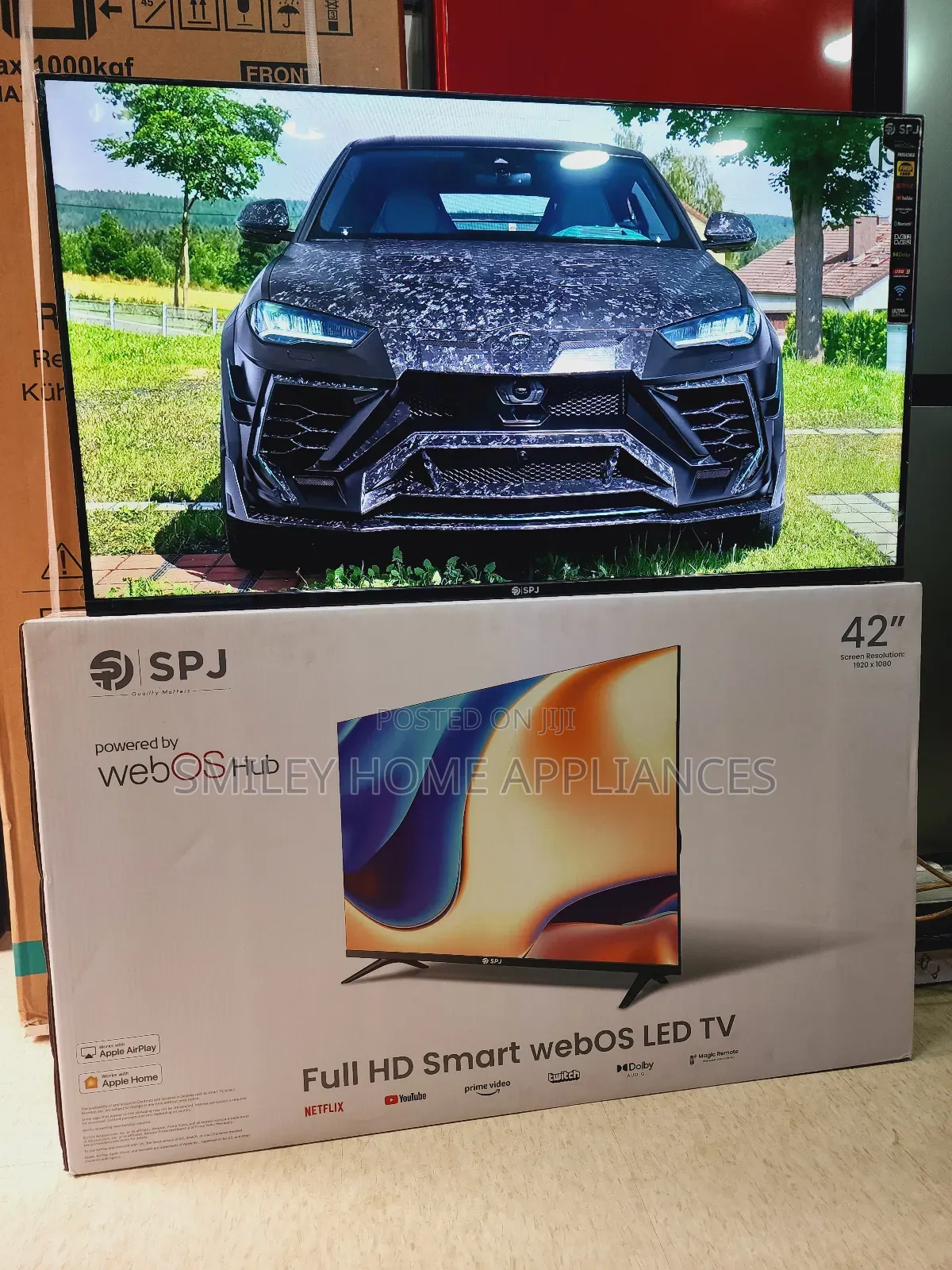 Frameless SPJ Smart TV 42inches