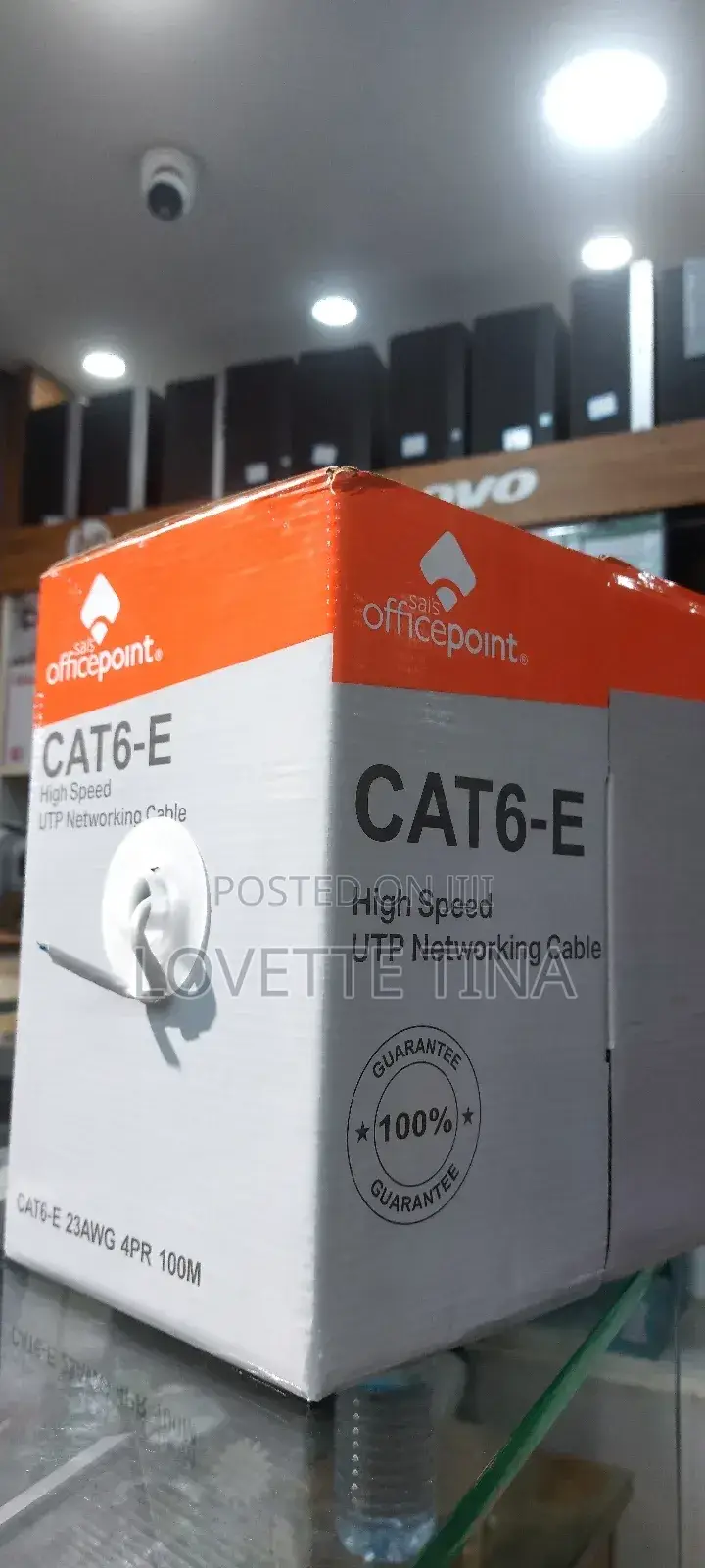 Cat 6 Cable Rool 100m Office Point Indoor
