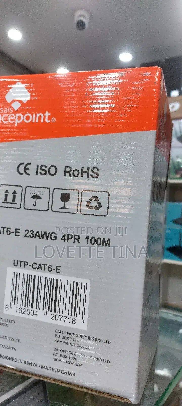 Cat 6 Cable Rool 100m Office Point Indoor