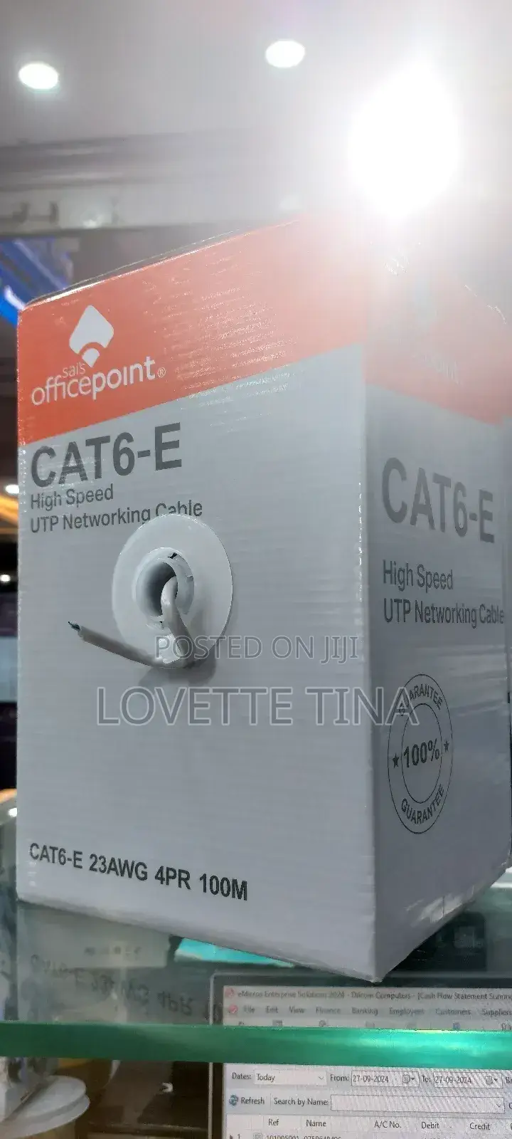 Cat 6 Cable Rool 100m Office Point Indoor