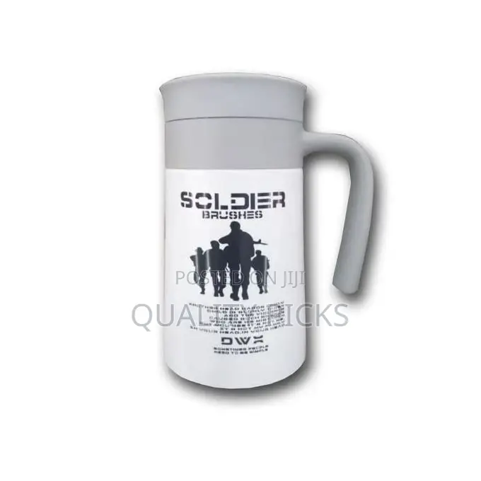 Stainless Steel 500ml Travel Mug - White