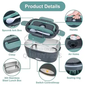 Stainless Steel Insulated Lunch Box, for Car,Outdoor,Travel-