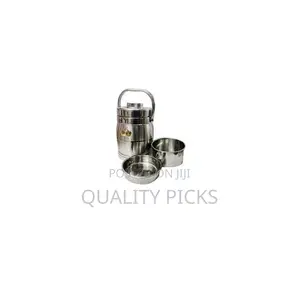 Aulun Stainless Steel Food Flask 2.5 Litres - Silver.