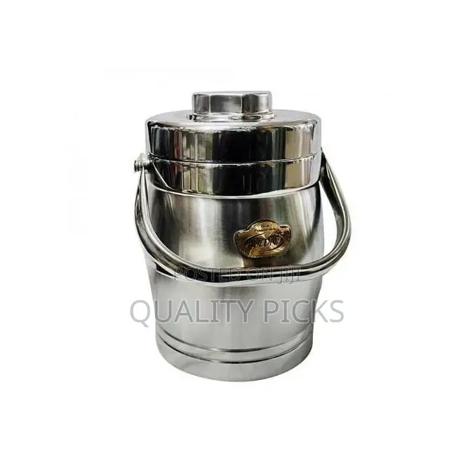 Aulun Stainless Steel Food Flask 2.5 Litres - Silver.