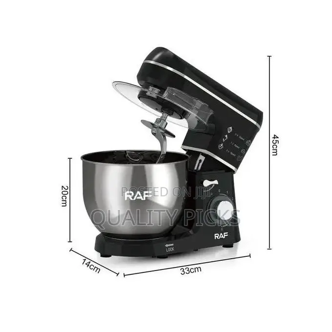 RAF 6-Speed Kitchen 8L Electric Food Stand Mixer