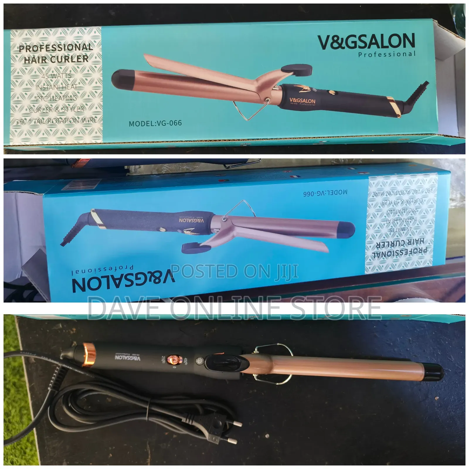 Fast Heating 450°C Professional Hair Curling Iron