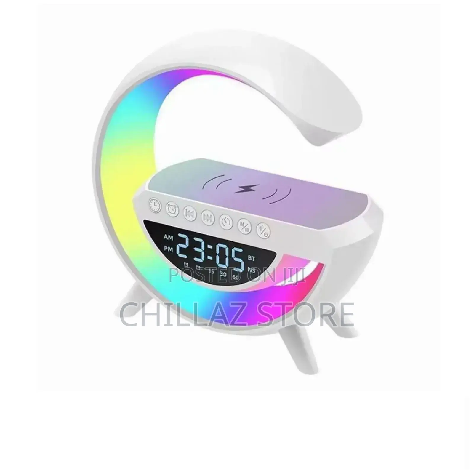 Led Wireless Charger With Speaker.