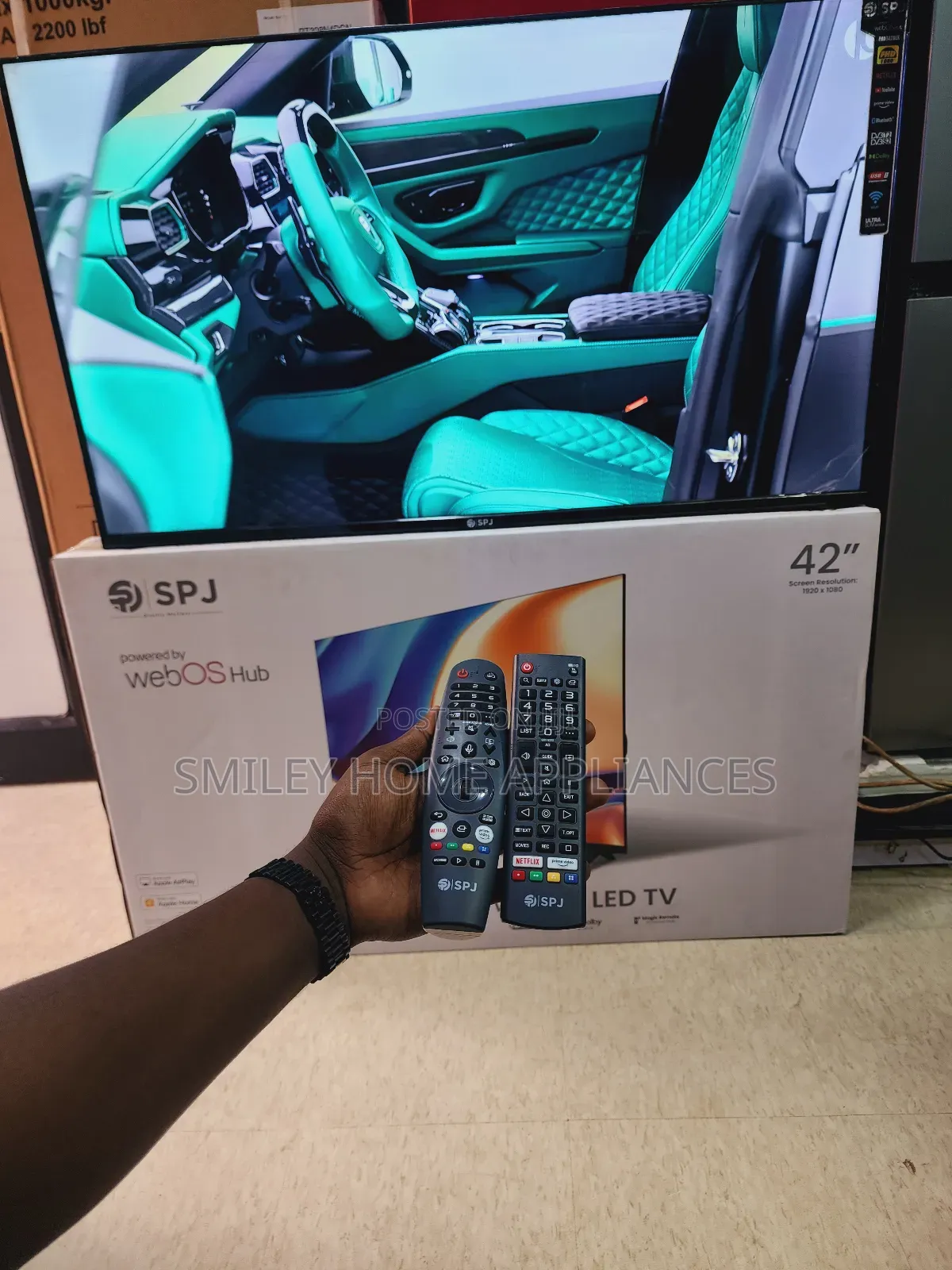 Newly Restocked SPJ Web OS Hub Smart TV 42inches