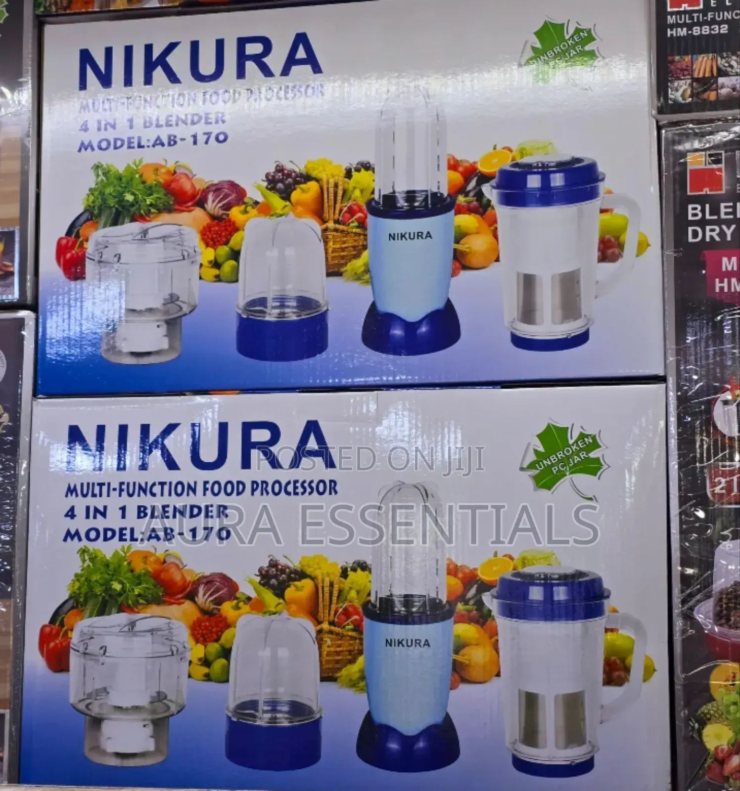 NIKURA 4 in 1 Blender Multifunction Food Processor