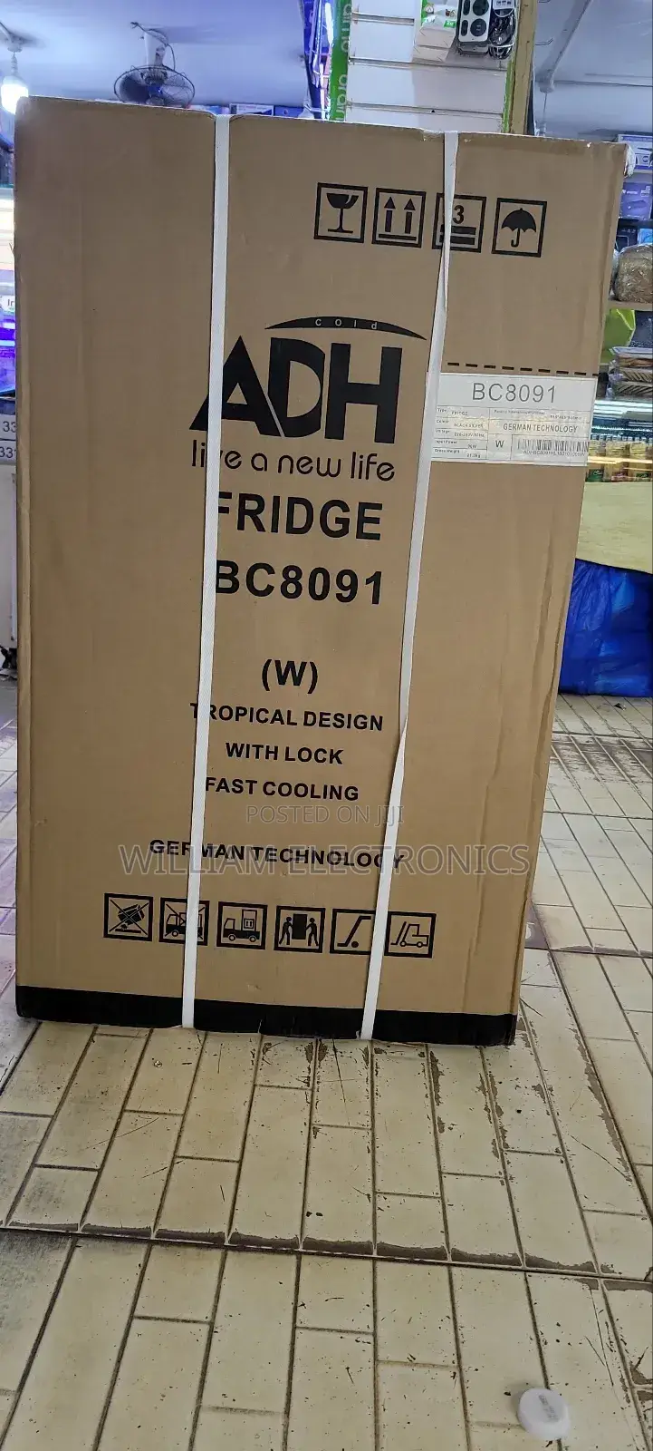 ADH Single Door 120L Refrigerator