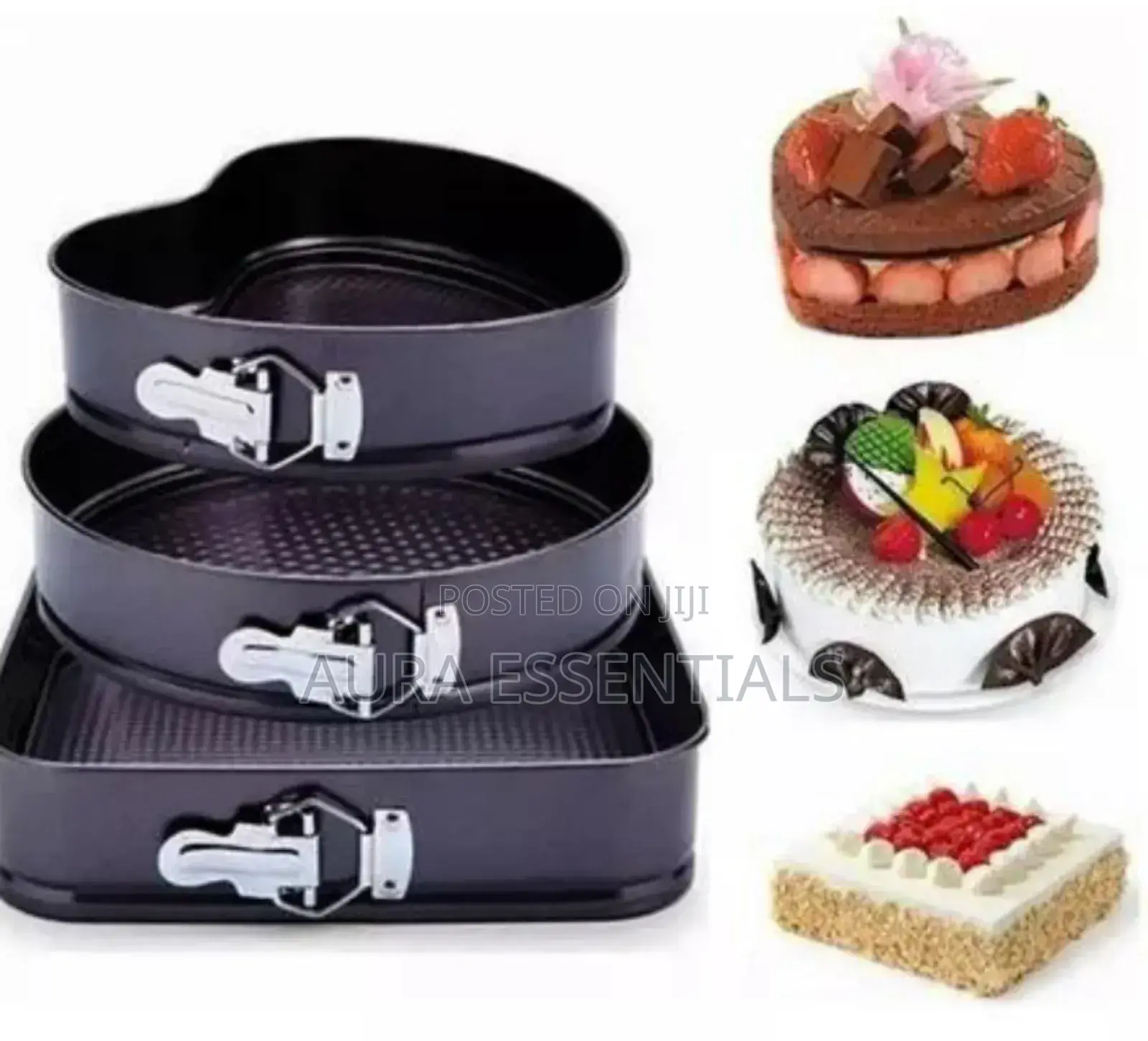 Set of 3 Cake Molds