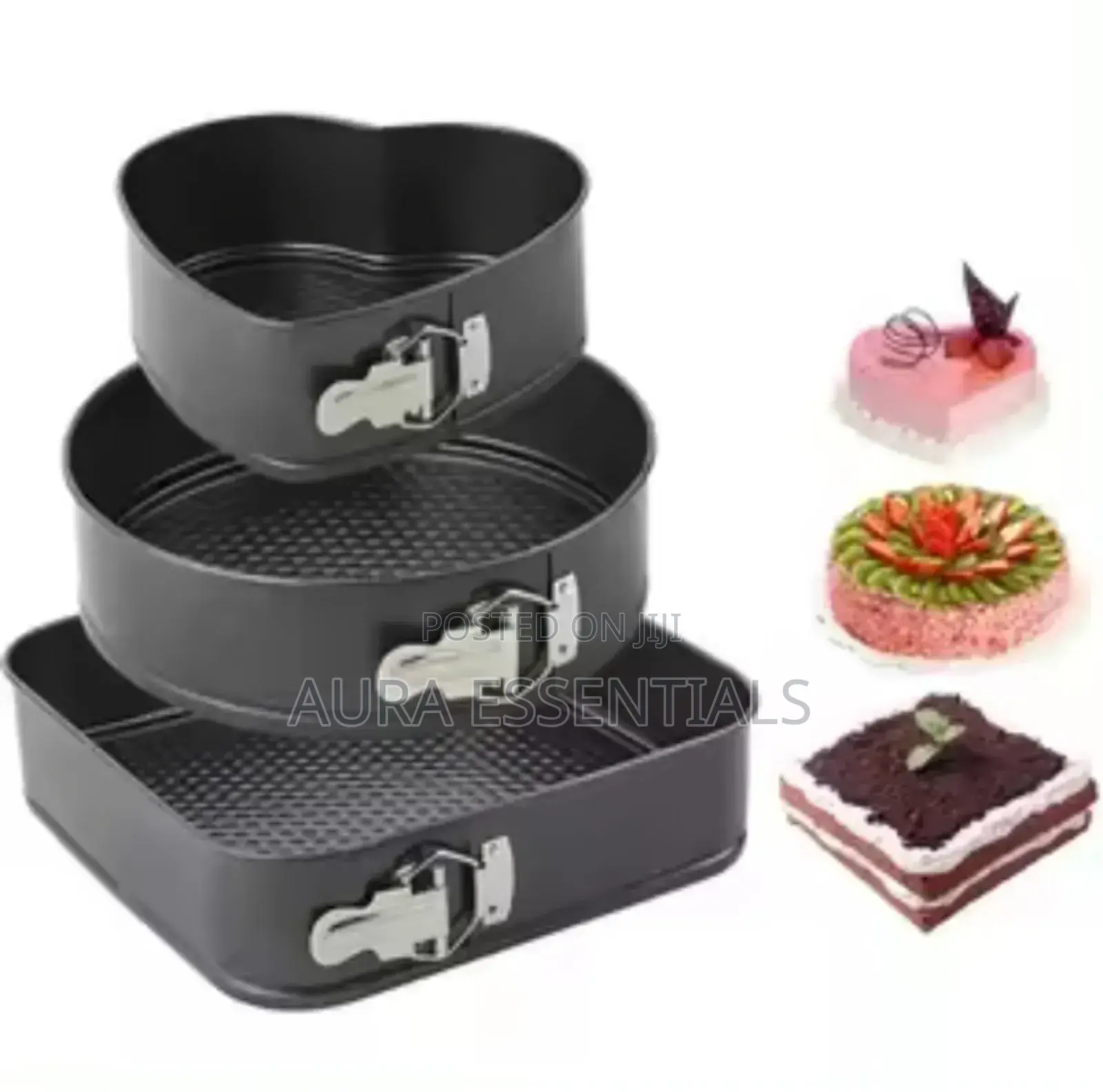 Set of 3 Cake Molds