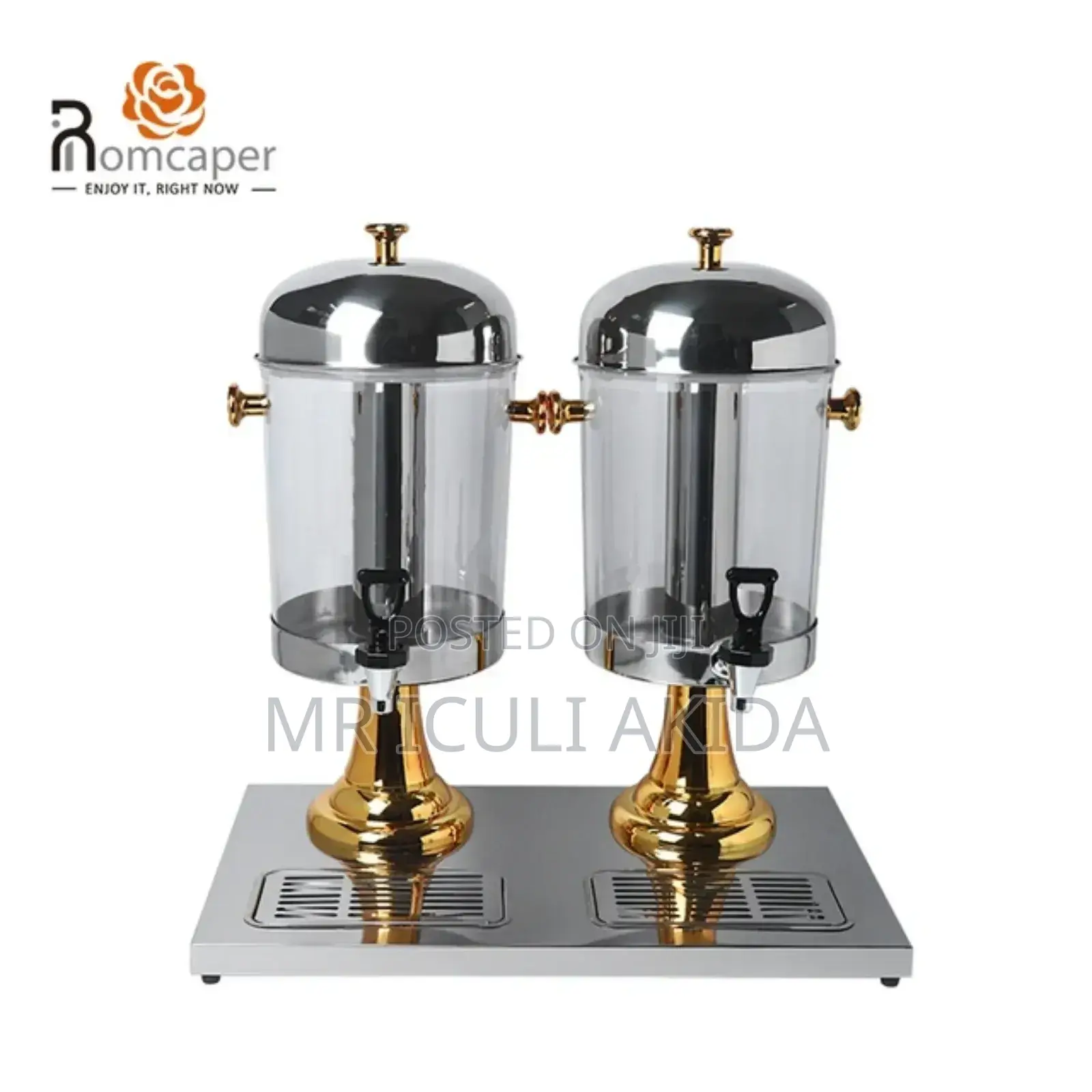 Double Soft Drink Non Electric Beverage Dispenser With Taps