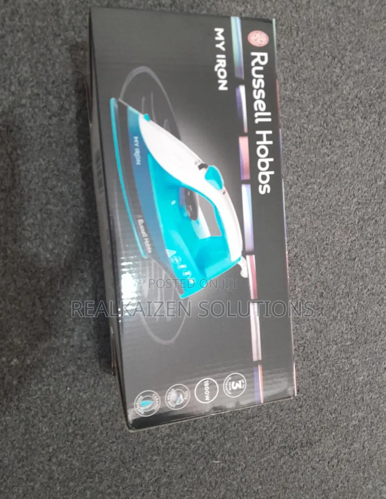 UK RUSSELL HOBBS My Iron Ceramic Plate Selfclean Steam Iron