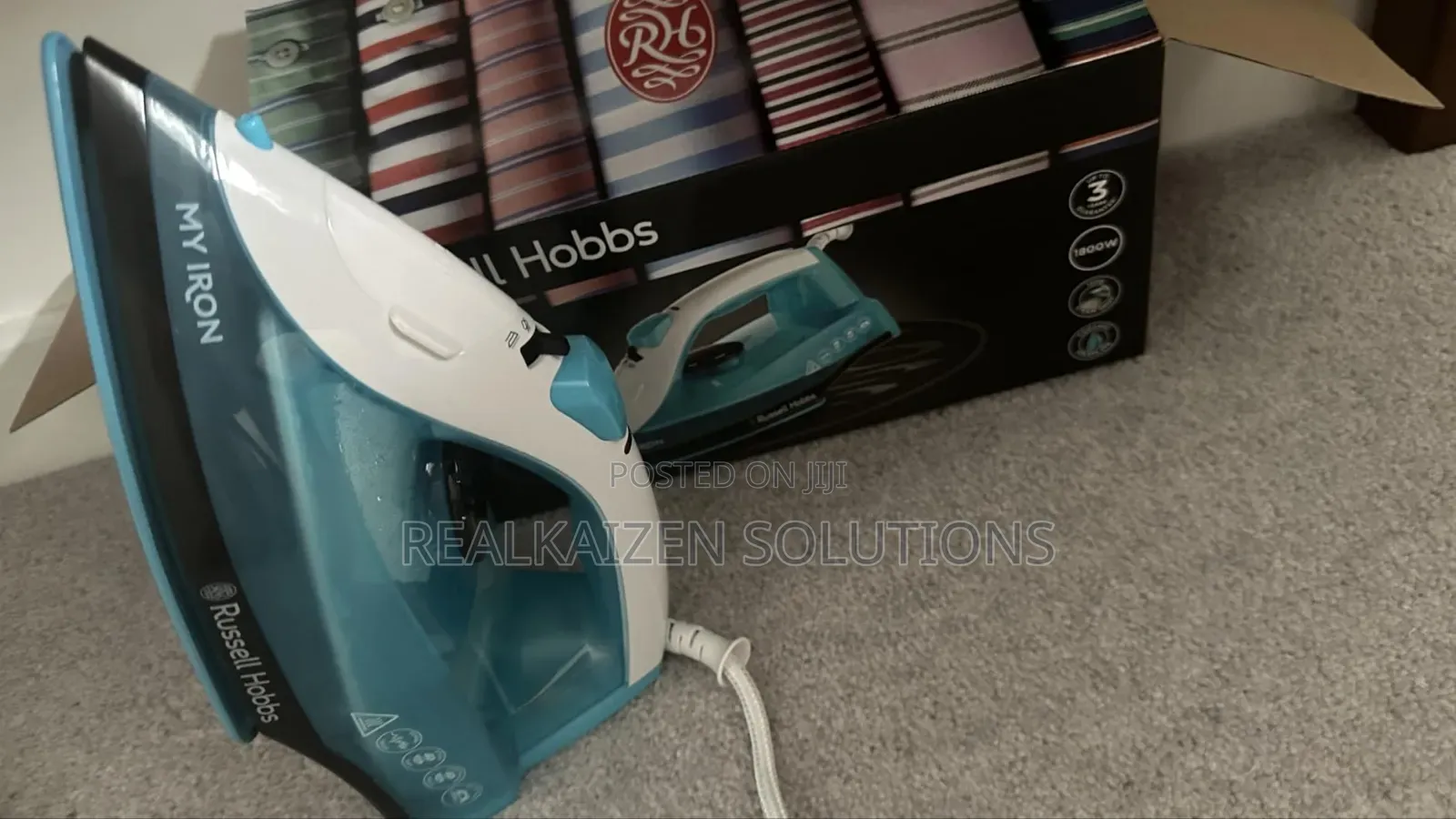 UK RUSSELL HOBBS My Iron Ceramic Plate Selfclean Steam Iron