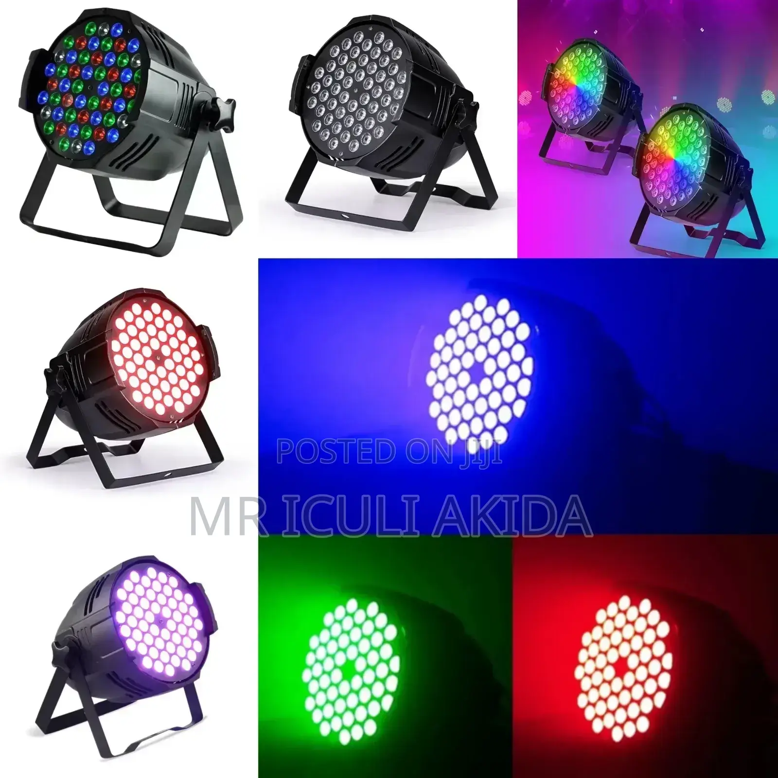 54heads X3w RGBW DJ Stage Effect Par LED Party Lights