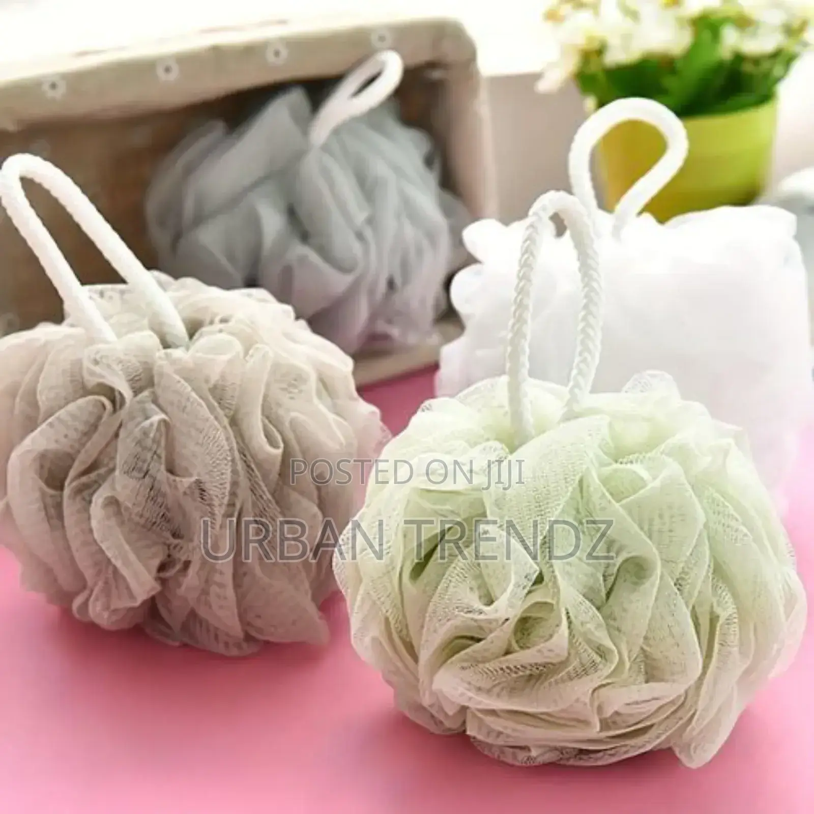 8pcs/Set Shower Loofa, Bathing Flower Ball.