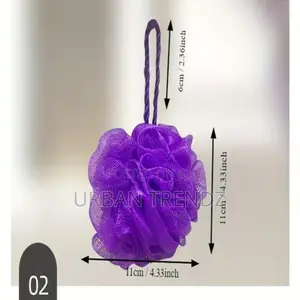 8pcs/Set Shower Loofa, Bathing Flower Ball.