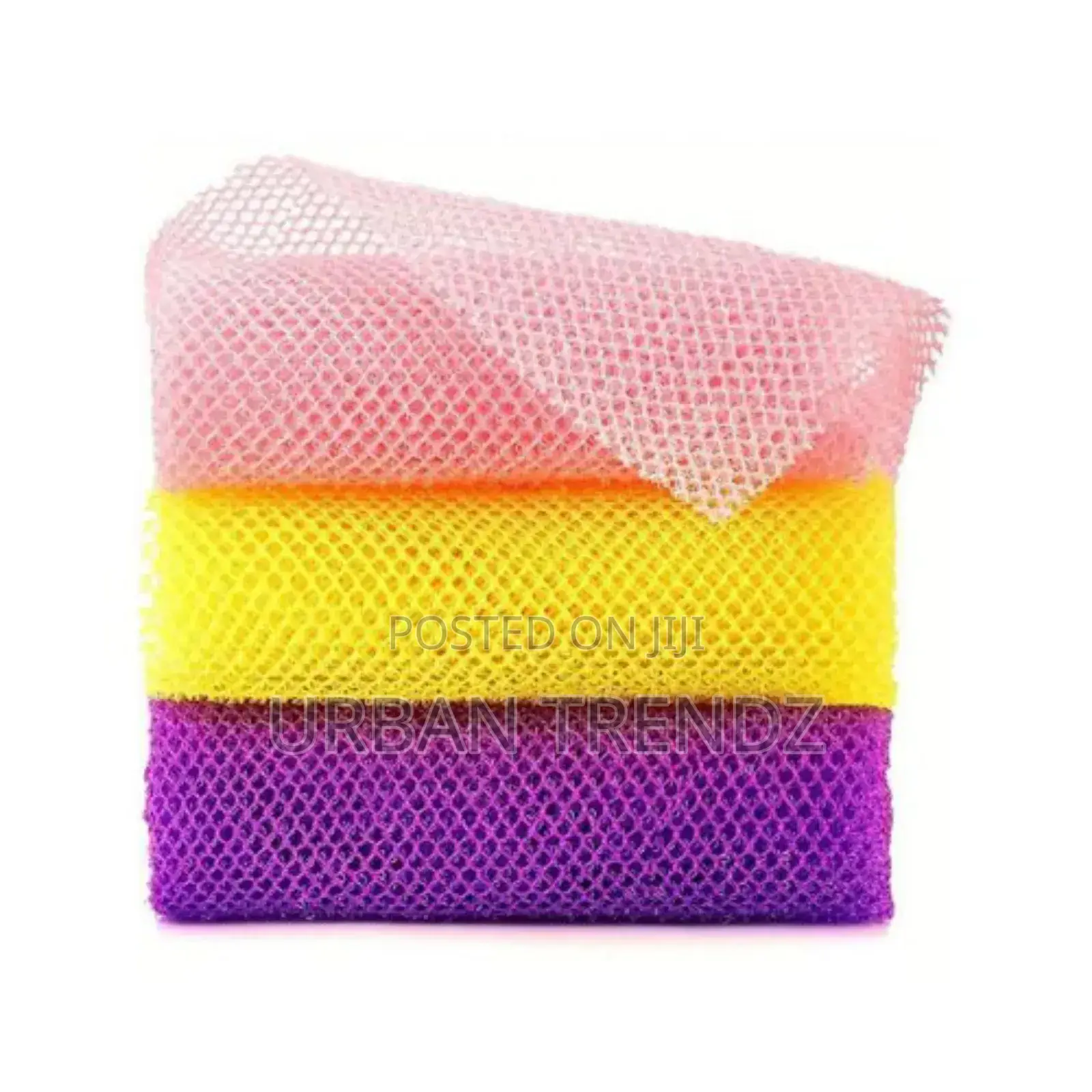 1pc Daily Perfection Exfoliating African Net Bath Sponge