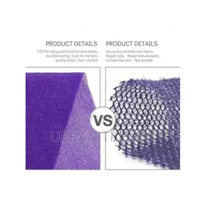 1pc Daily Perfection Exfoliating African Net Bath Sponge