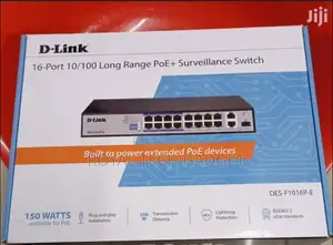Photo - 16 Port Gigabit Poe +Surveillance D-Link Switch