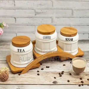 Sets of Tea, Sugar and Coffee Containers