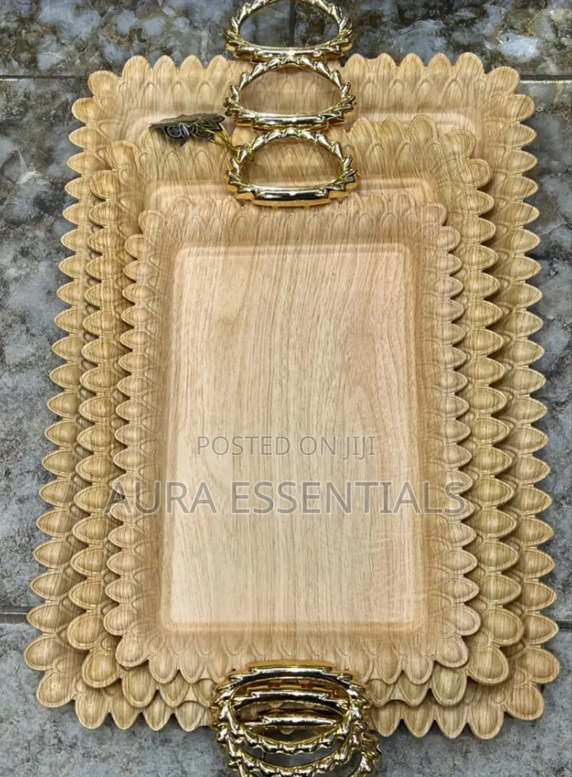 3pieces Vanity Tray Serving Trays