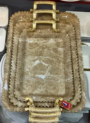 Unique Dinner Serving Trays ( 3 Pcs)