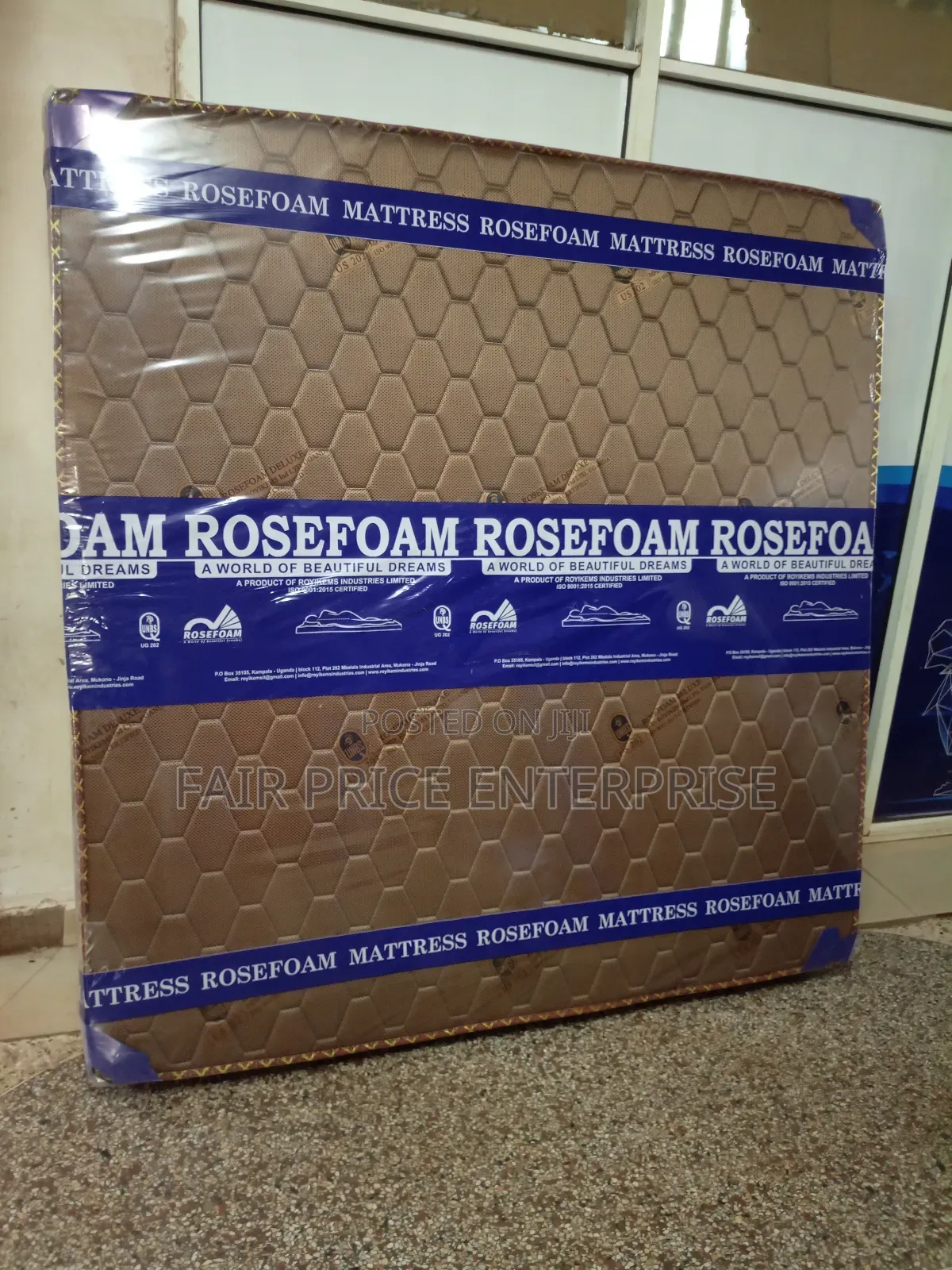 Mattress Rosefoam 6x6x6 Inches High Density