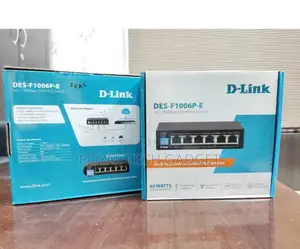 D-Link 6port Poe Switch 4port Poe +Survellance