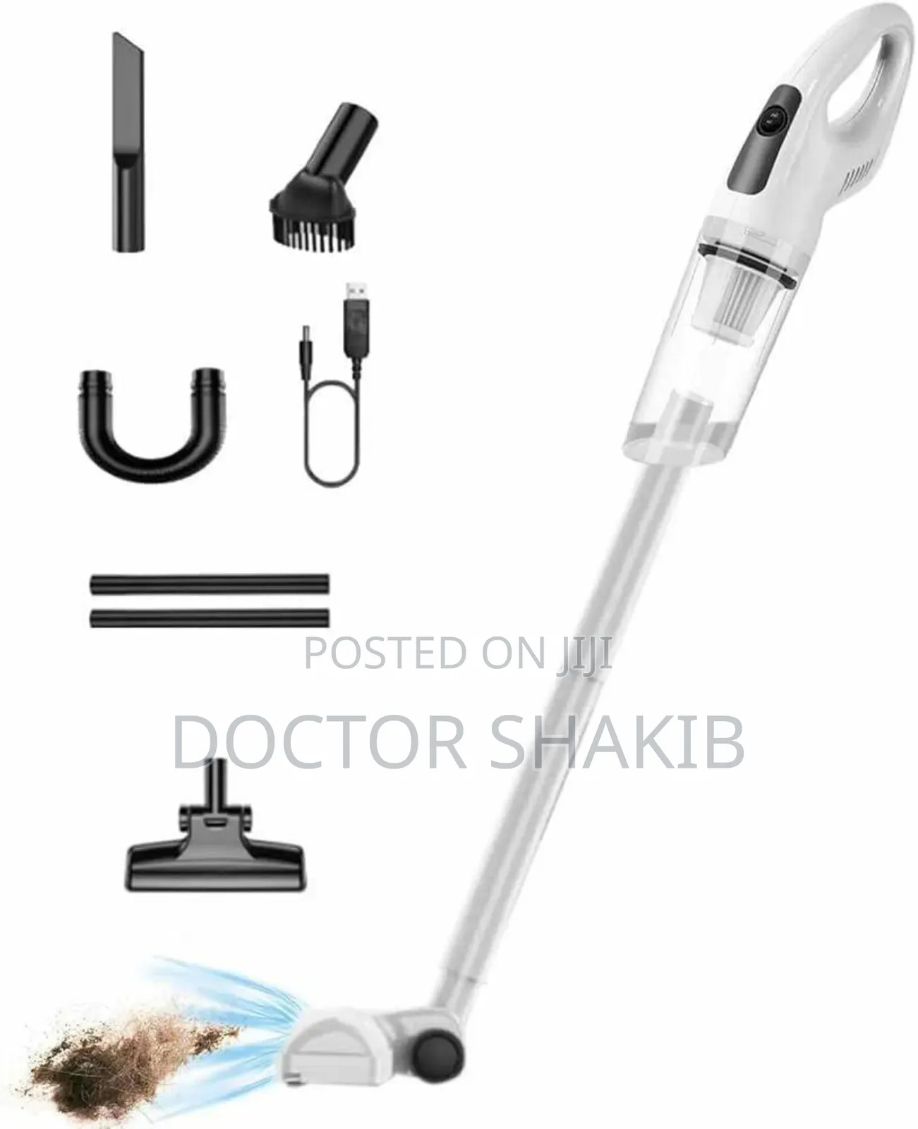 New Handheld Portable Silent Vacuum Cleaner