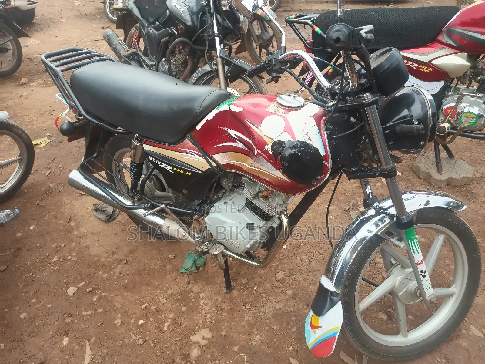 TVS XL 100 2017 Red