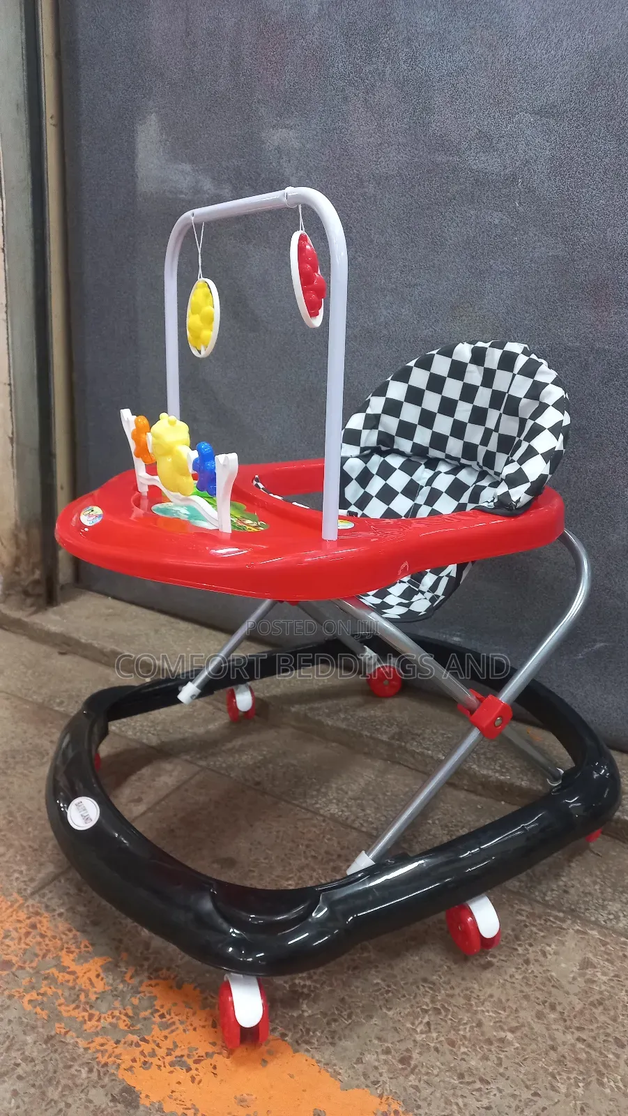 Baby Walker Black and Red