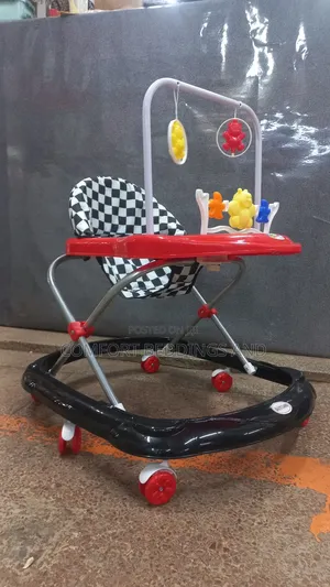 Baby Walker Black and Red