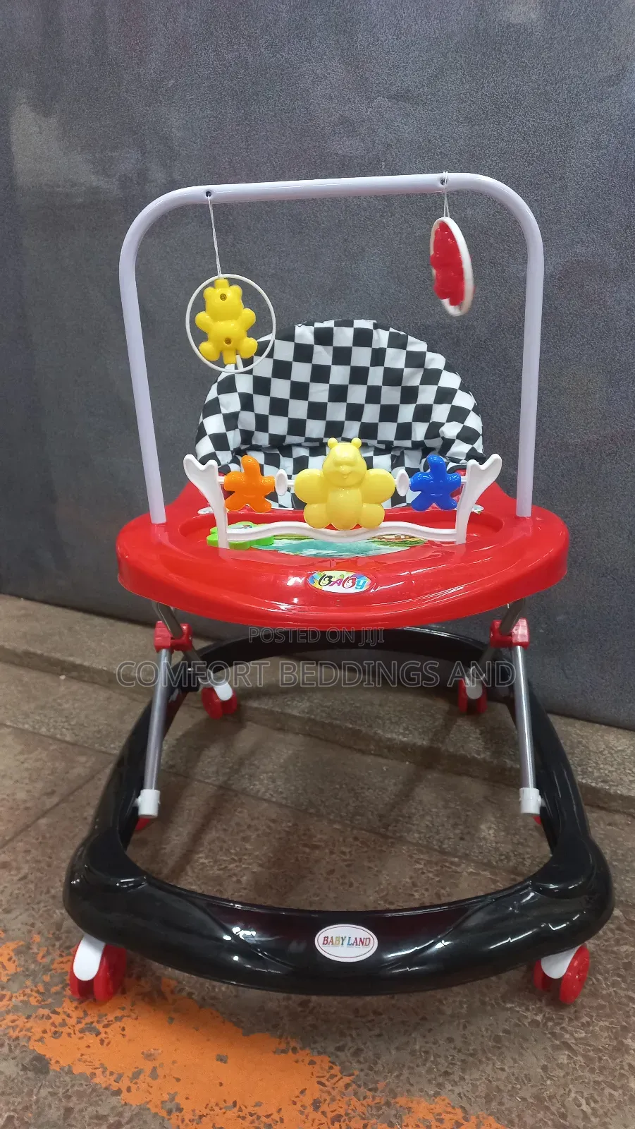 Baby Walker Black and Red