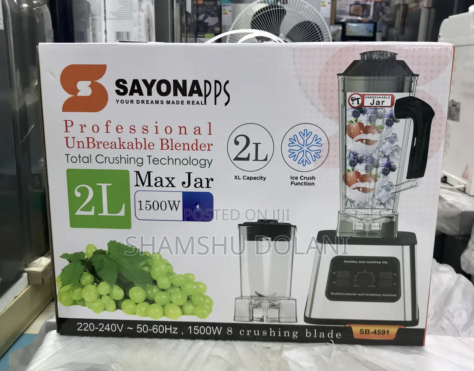 Sayona Heavy Duty Blender