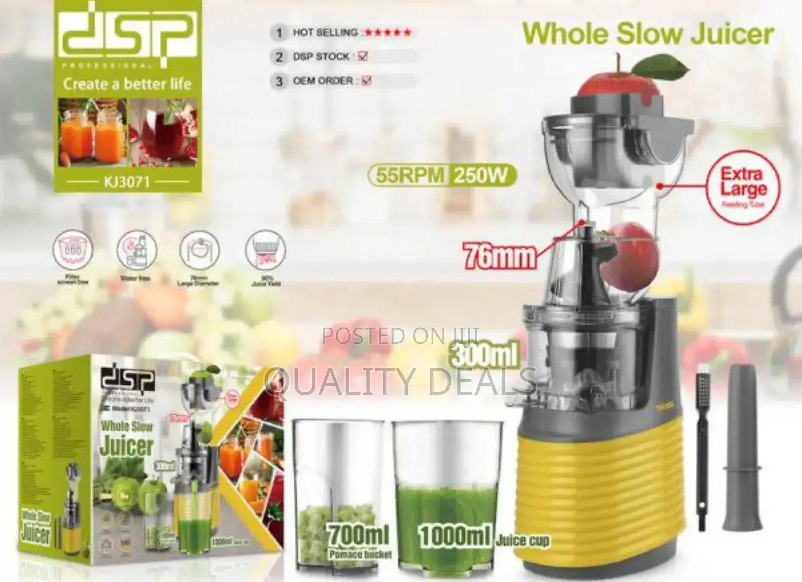 DSP KJ-3071 Slow Juicer