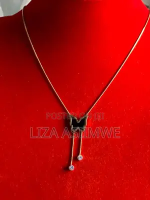 Black Butterfly Necklace for Ladies
